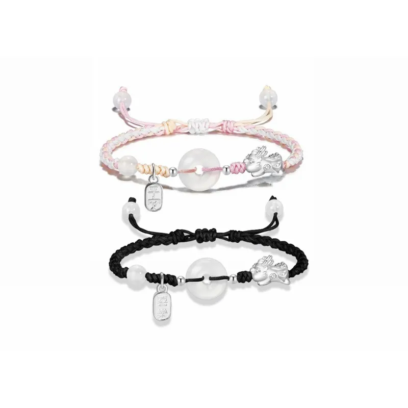 CHINA GOLD Sterling Silver Bracelets Unisex-11