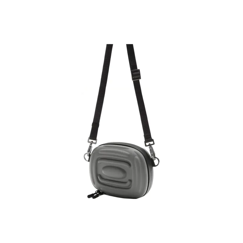 ZARA Polycarbonate Shoulder Bag Crossbody Bag Men's Silver-1
