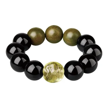 Yi Mingju Obsidian Bracelets Men's