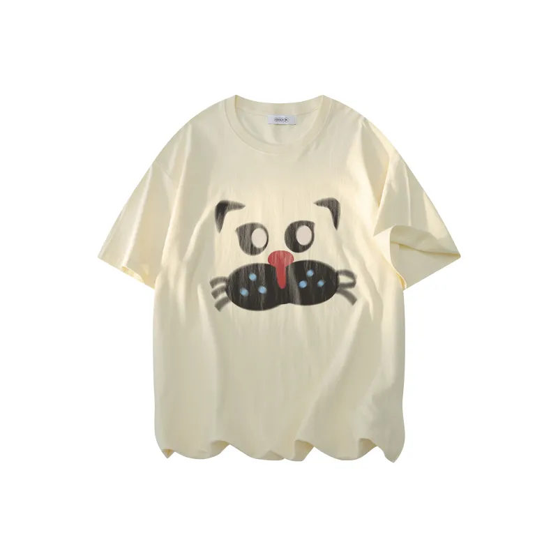 OGEK T Shirt Unisex White Comes With Random Print Top-14