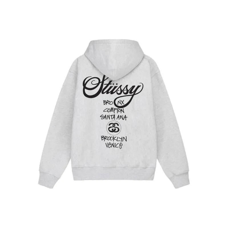 Stussy World Tour Pigment Dyed Hoodie-4