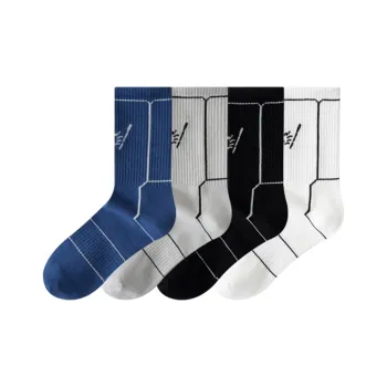 Cotton Gene Mid Calf Socks Men's Combo Set