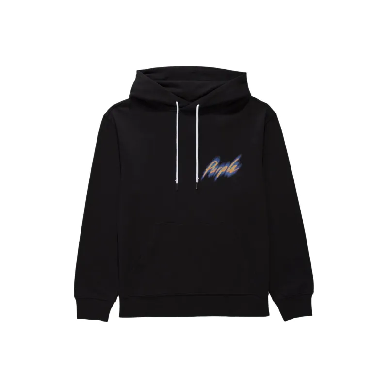 PURPLE BRAND French Terry Pullover Hoodie-0