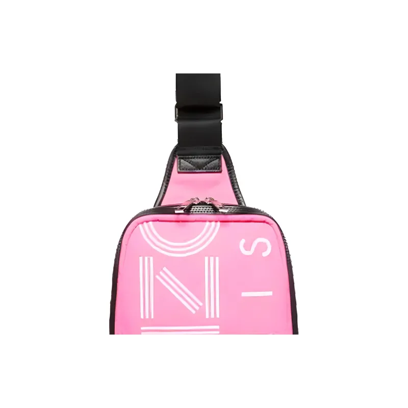 KENZO Nylon Shoulder Bag Crossbody Bag Sling Bags Unisex Pink-2