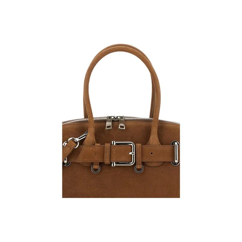 OSOI Cow Leather Shoulder Bag, Crossbody Bag, Handbag Women's Brown-2
