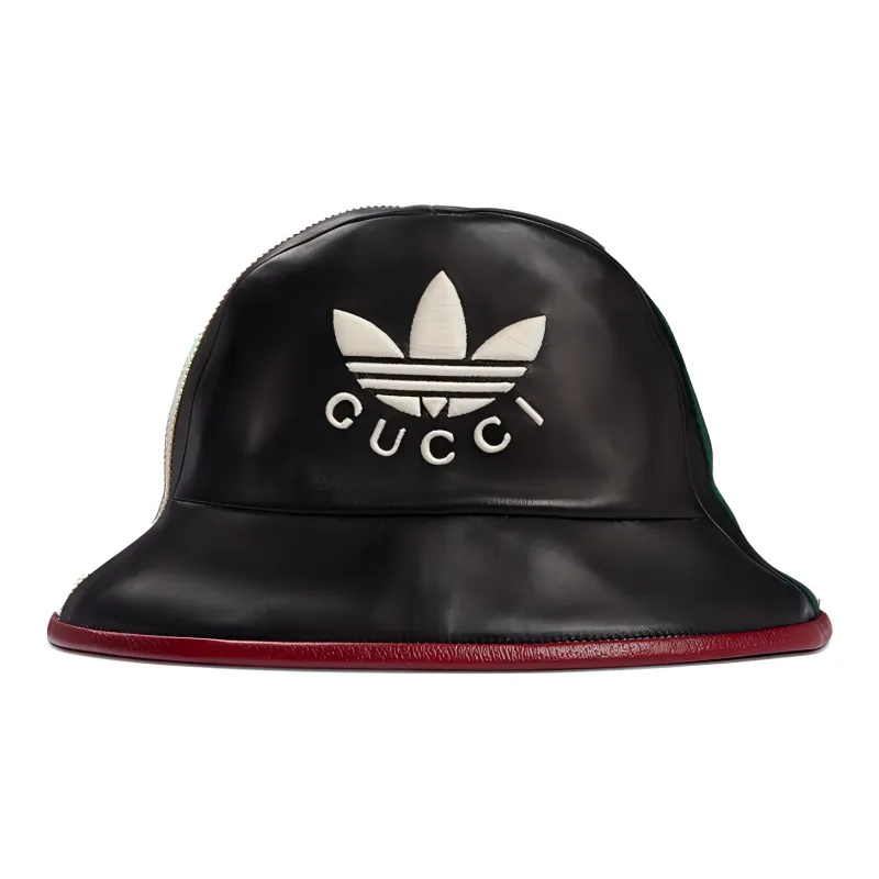 GUCCI X ADIDAS Collaboration Bucket Hats Women's Black-1