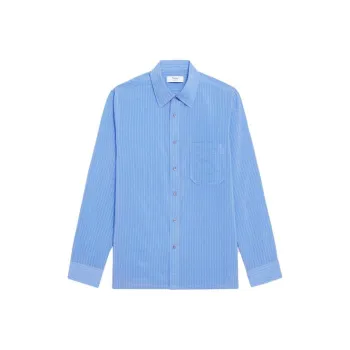 THEORY Designer Co-authored Collection Shirts Men Blue