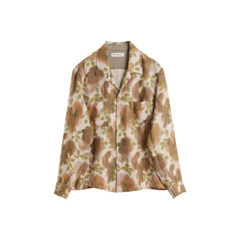 OUR LEGACY Heusen Flower Printed Buttoned Shirt
