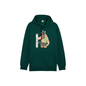 PUMA Sweatshirt Unisex Black/Gold Peach Lady