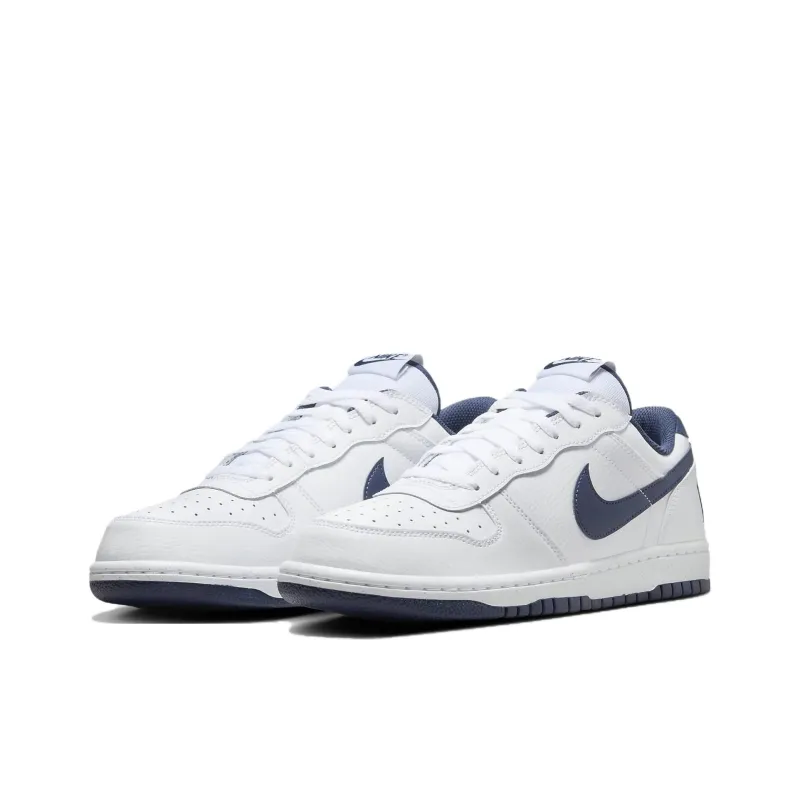 Nike Big Nike Low White/Midnight Navy-2