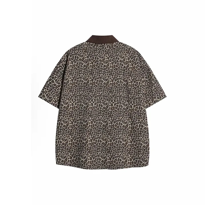 COVT Denim Jacket Women's Leopard Print-1