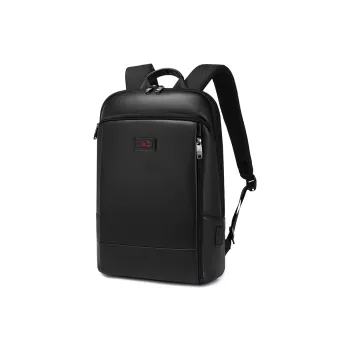 CROSSGEAR Microfiber Leather Backpack Regular Unisex Black
