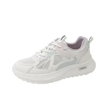 JANECO Slip Resistant, Abrasion Resistant, Breathable Low Top Chunky Sneakers Women's