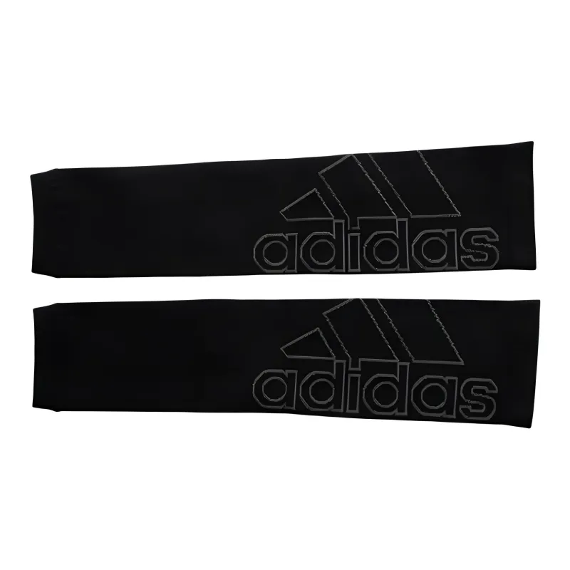 Adidas Recyclyed Polyester, Elastane Sun Protection Sleeves Unisex Black-1