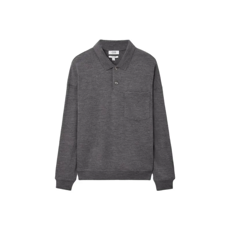 COS Polo Shirts Men Gray-0