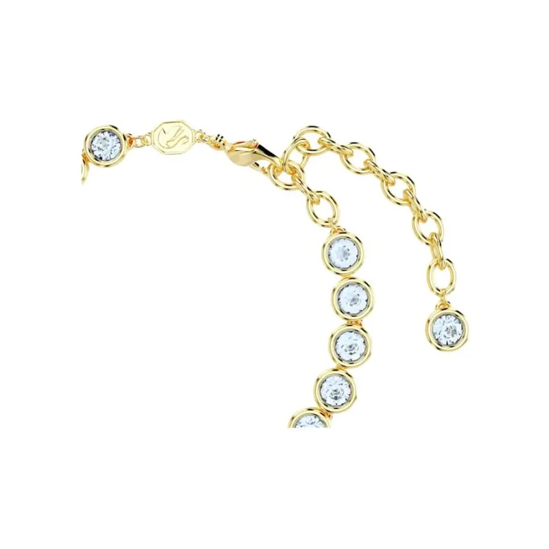 Swarovski Crystal, Gold Plated Bracelets Women's Blue-3