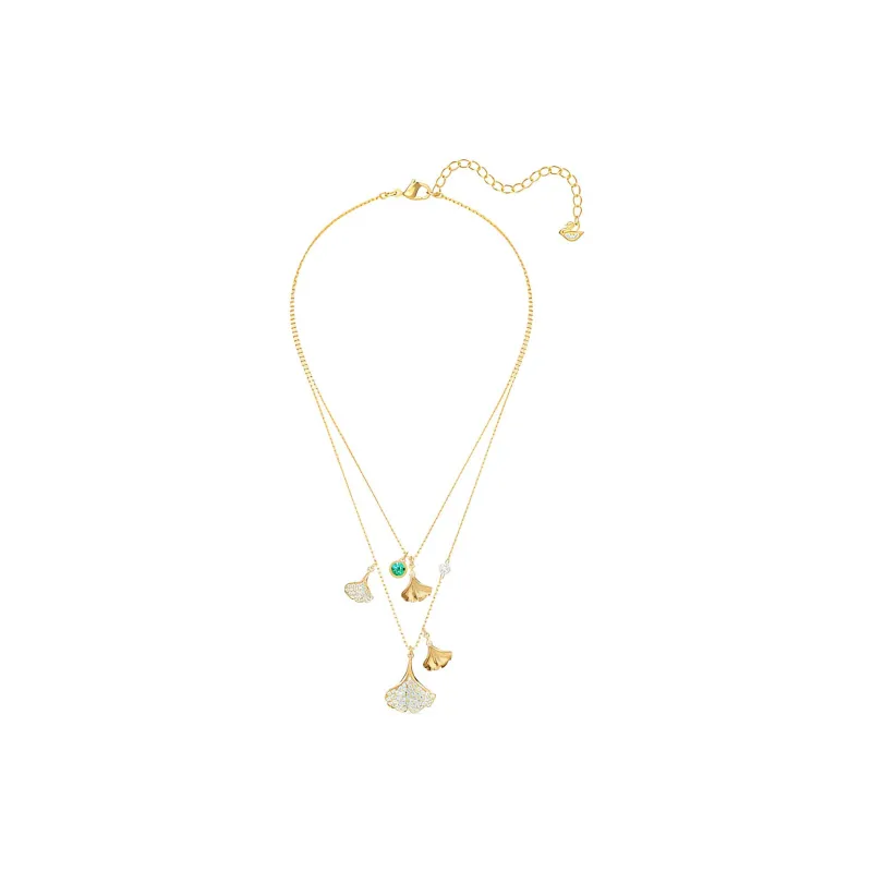 Swarovski STUNNING GINKO Necklaces Women's-2