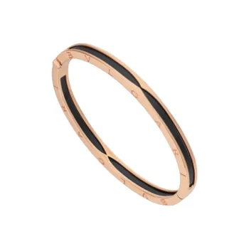 BVLGARI 18K Rose Gold Bangles Unisex Rose Gold
