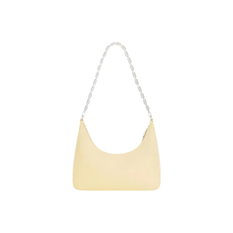 Givenchy Washed Cotton Canvas One Shoulder Handbags Small Size Women's Light Yellow-2