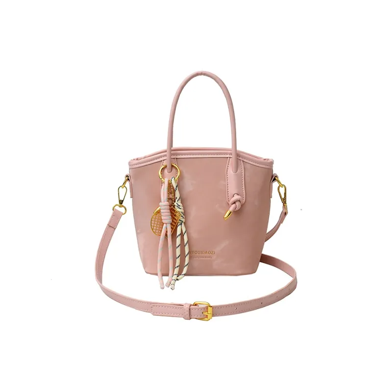 Single Warehouse PU Shoulder Bag Regular Women's Ecru/Silver/Green/Pink/Black-20
