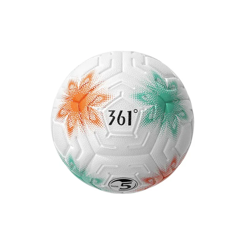 361° Size 45 Soccer PVC Machine Stitched Soccer Ball Unisex Orange-1