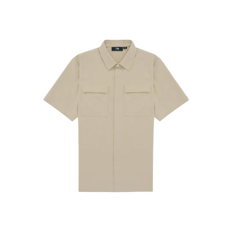 LI NING 1990 Shirt Men's Dawn Gray-0