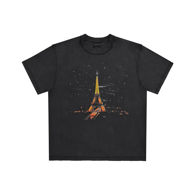 False Perception T Shirt Unisex Washed Black-0