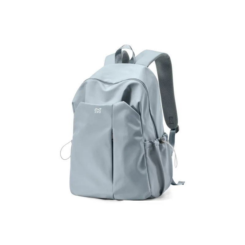 KEYSTREET Fabric Backpack Laptop Backpack Tubas Unisex Black/Ecru/Green/Blue/Burgundy-44