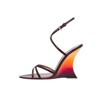 Paris Texas Nina One Strap Sandals 10.5cm Women's Burgundy