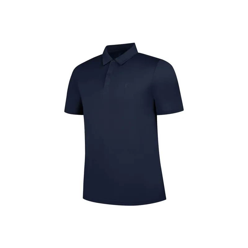 QIAODAN Polo Shirt Men's Nova Blue-0
