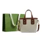 Ecru+Pendant+Shopping Bag