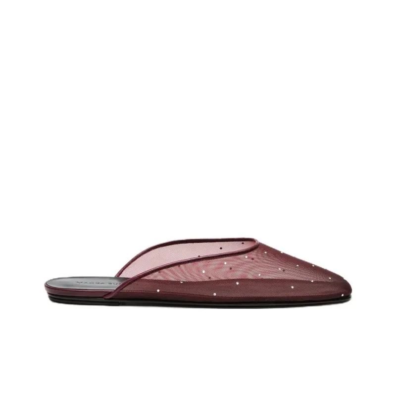 Magda Butrym Crystal embellished Mesh Mules Women's-1
