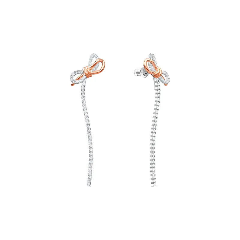 Swarovski Faux Crystal Stone Stud Earrings Women's-1
