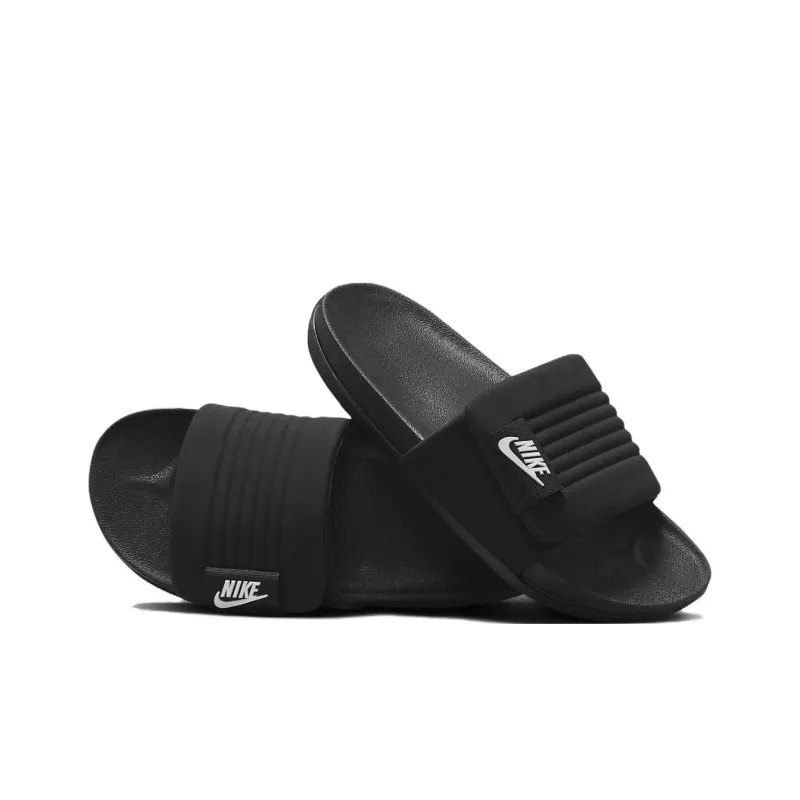 Nike Offcourt Adjust Slide Black White-2