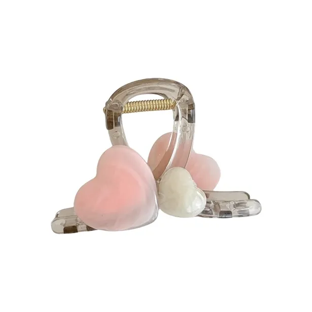 Water Jade Acrylic Hair Clips Women's-8