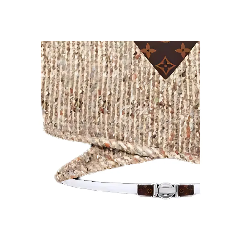 LOUIS VUITTON Lurex Tweed Crop Top-2
