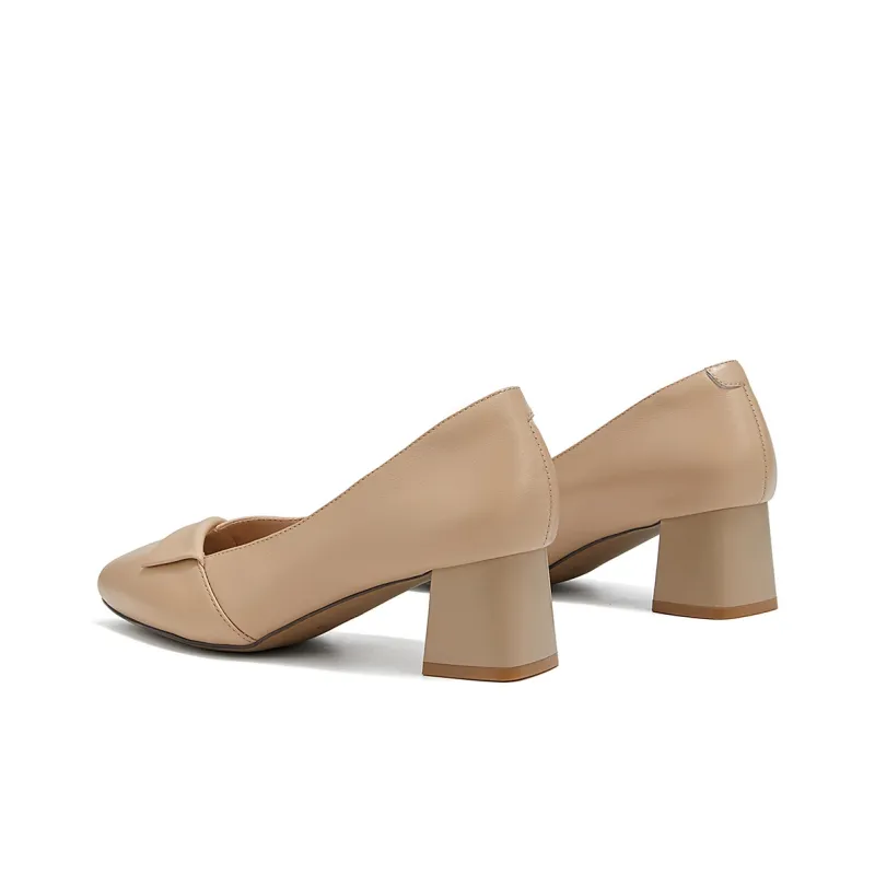 Hotwind Chunky Heel High Heels Women's-7