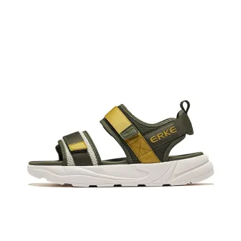 Erke Chasing Waves Beach Sandals Men's Dusty Pine Green Dome Gray Green