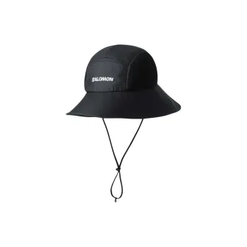 SALOMON Recycled Polyester Bucket Hats Unisex Black