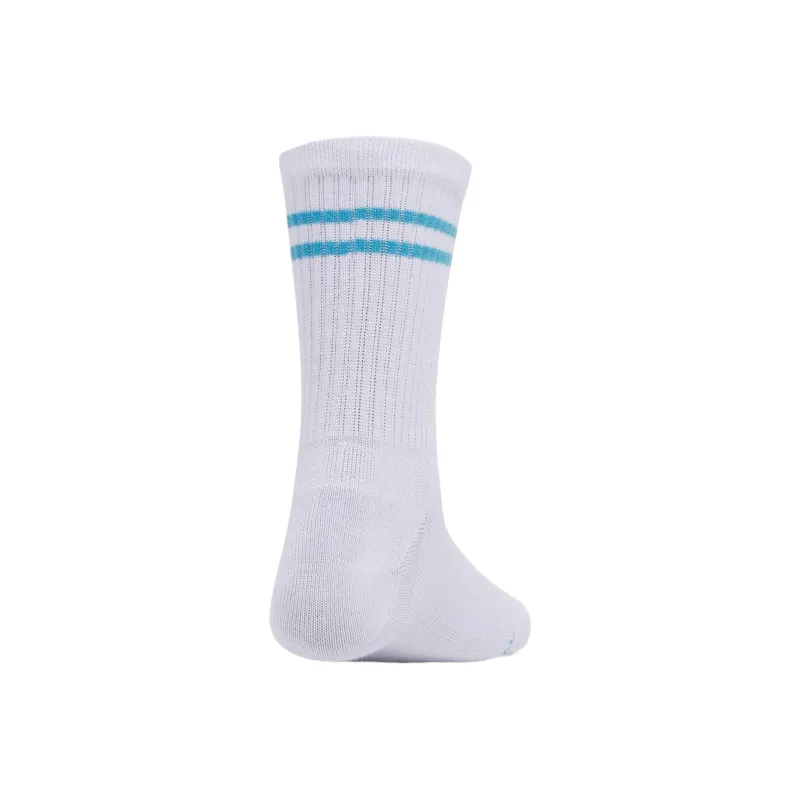 Under Armour Mid Calf Socks Women's 3 Pack White 102-2