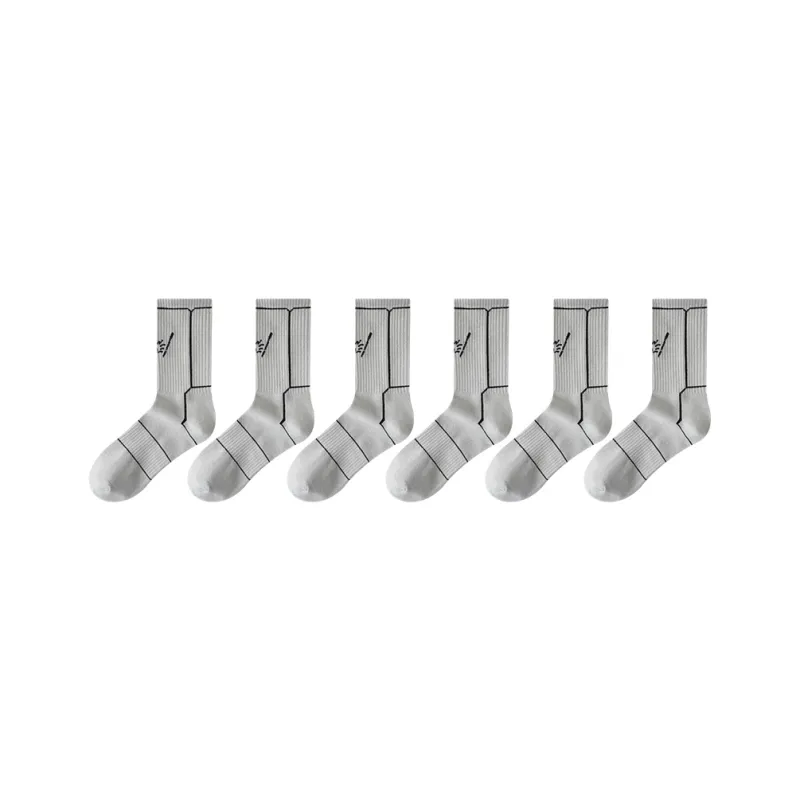 Cotton Gene Mid Calf Socks Men's Combo Set-37