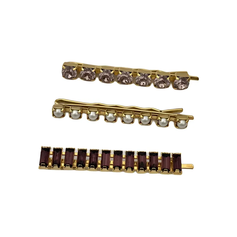 LELET NY Hair Clips Women's Gold-0