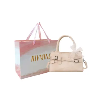 RIVMIND PU Crossbody Bag Women's White/Silver/Black/Blue/Pink