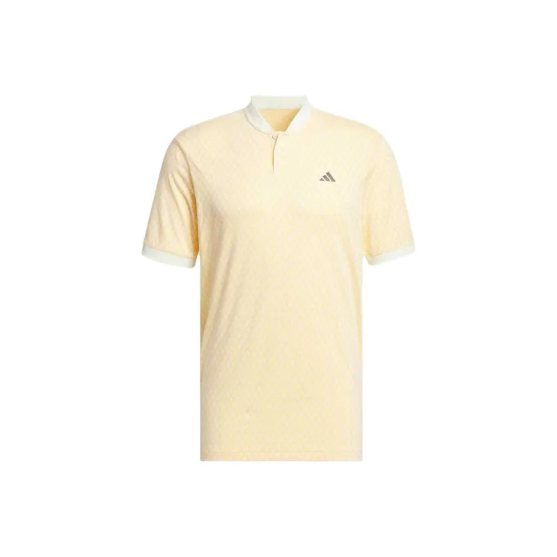 Adidas Polo Shirts Men Yellow-0