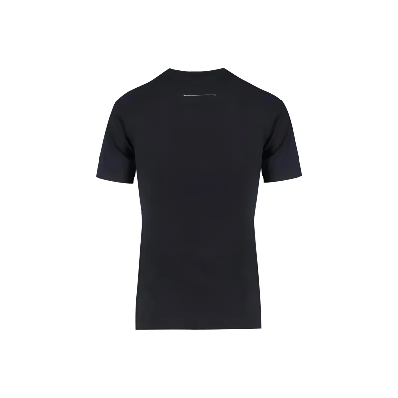 MM6 Maison Margiela Logo Printed Crewneck T Shirt-1