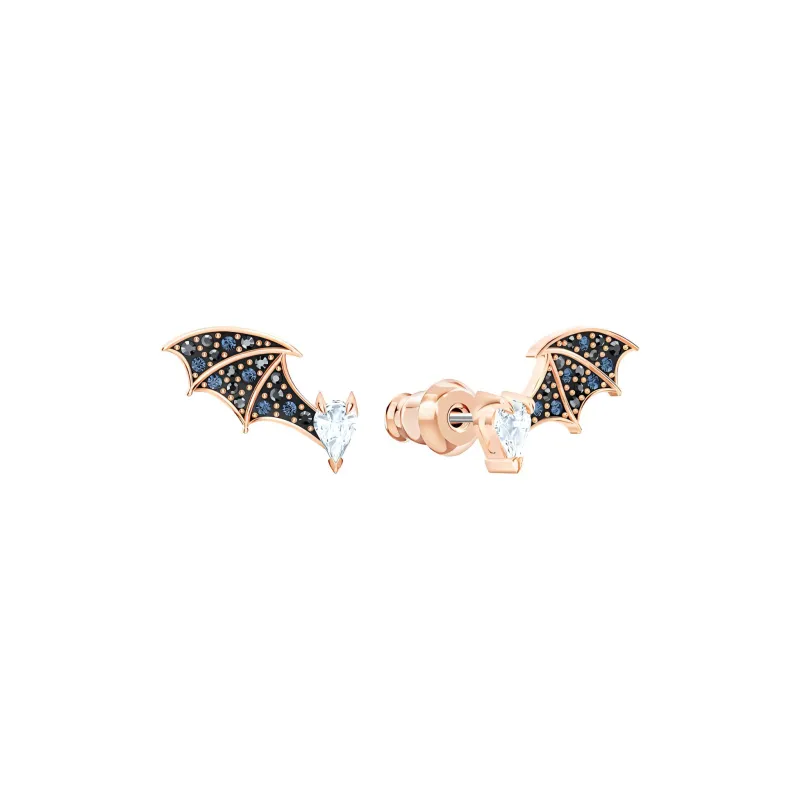 Swarovski Artificial Crystal Stud Earrings Women's-1