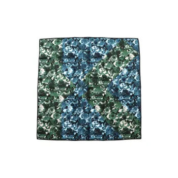 KENZO Silk Silk Scarves Unisex Multicolor
