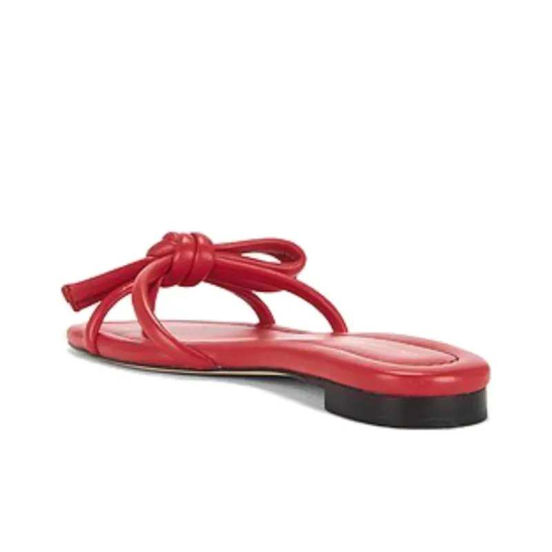 Loeffler Randall Slide Slippers Women's Red-4