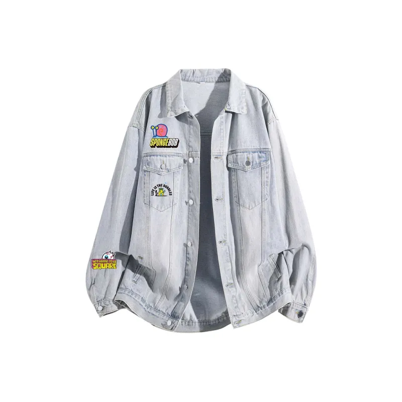 SPONGEBOB SQUAREPANTS Denim Jacket Unisex-4