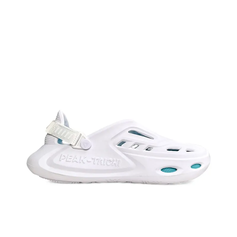 PEAK Pole Hole Shoes Clogs Men's White Red-1